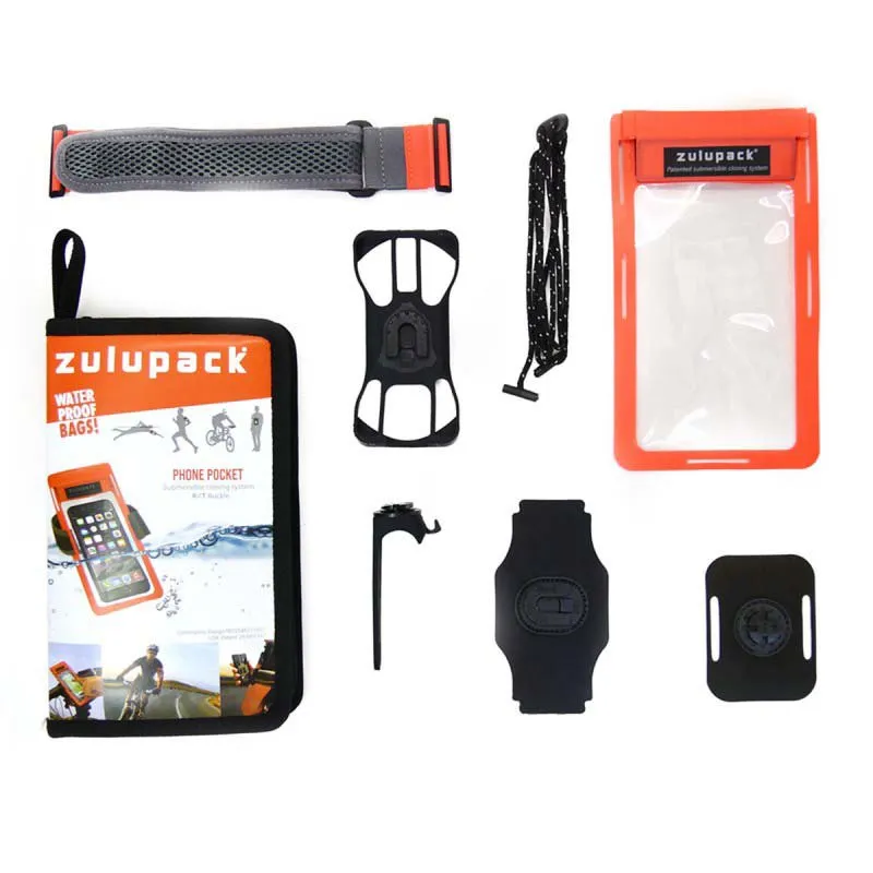 Zulupack Tilbehørssett Til Telefon, Orange fluo, One Size Zulupack Tilbehørssett Til Telefon, Orange fluo, One Size
